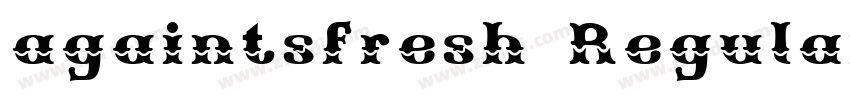 againtsfresh Regular字体转换